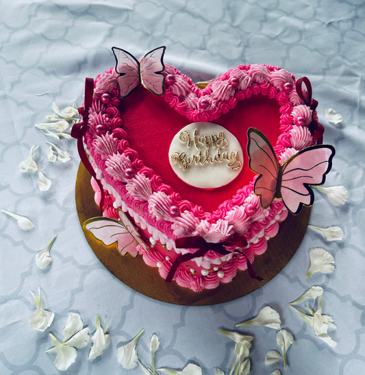 Heart Vintage Cake